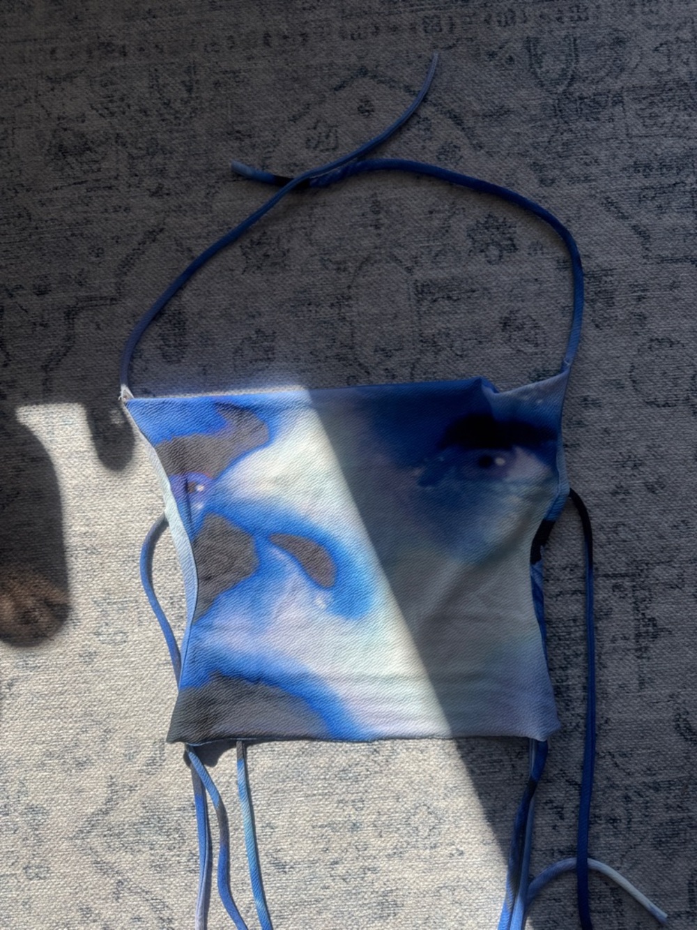 1X BLUE WOMENS TANK - Picture 4 of 5